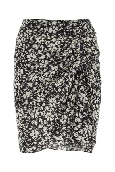 ISABEL MARANT ÉTOILE PRINTED VISCOSE ANGELICA SKIRT