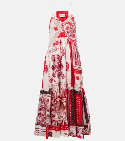 ISABEL MARANT ÉTOILE SABBAGE PRINTED COTTON MIDI DRESS