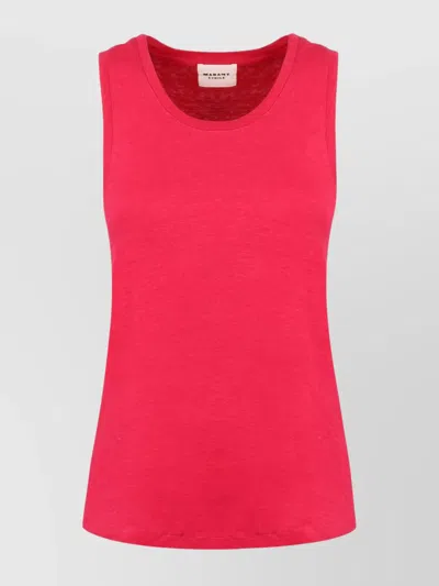 ISABEL MARANT ÉTOILE SLEEVELESS ARIELLE TANK TOP WITH ROUND NECK