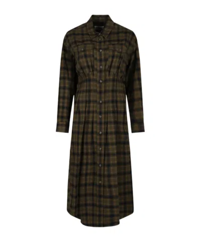 ISABEL MARANT ÉTOILE ISABEL MARANT ÉTOILE TIMEA CHECKED SHIRT DRESS