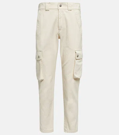 ISABEL MARANT EVALIA TAPERED COTTON CARGO PANTS