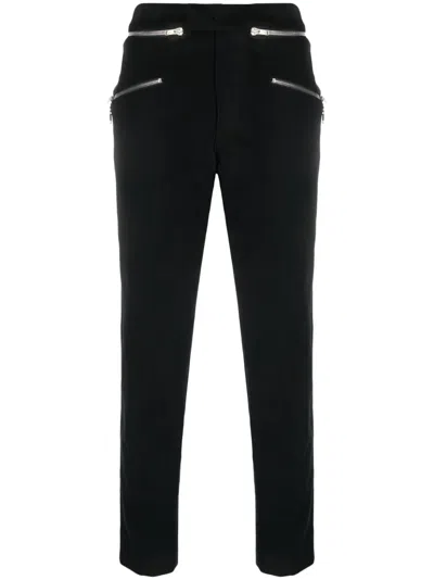 ISABEL MARANT IZIS SLIM-CUT COTTON TROUSERS