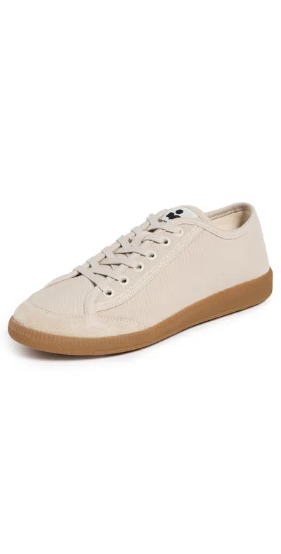 ISABEL MARANT KLYCE SNEAKERS ECRU