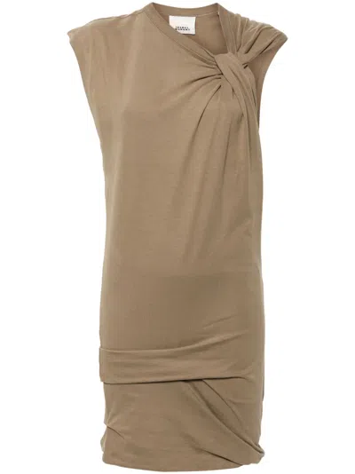 ISABEL MARANT LEANY ASYMMETRIC T-SHIRT DRESS