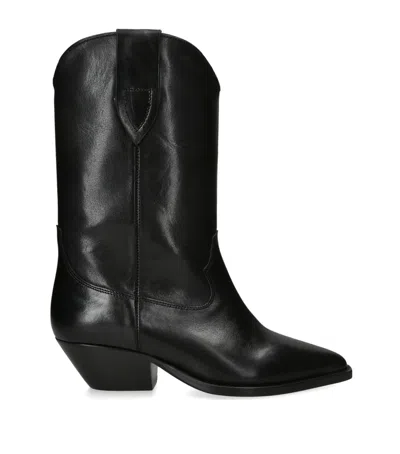 ISABEL MARANT LEATHER DUERTO COWBOY BOOTS 40