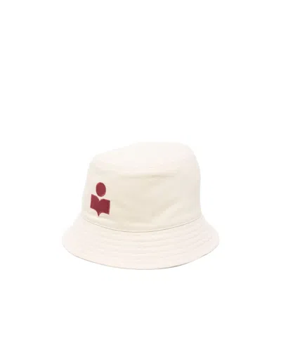 ISABEL MARANT LOGO EMBROIDERED FISHERMAN'S HAT