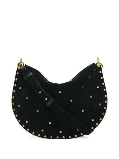 ISABEL MARANT OSKAN SOFT ZIP HALF-MOON SHOULDER BAG