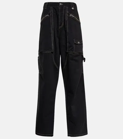 ISABEL MARANT PACIANE WIDE-LEG CARGO JEANS