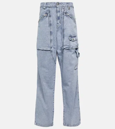 ISABEL MARANT PACIANE WIDE-LEG CARGO JEANS