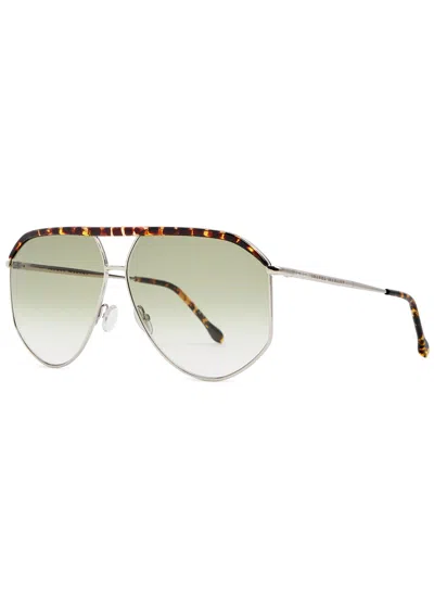 ISABEL MARANT ISABEL MARANT PILOT OVERSIZED AVIATOR-STYLE SUNGLASSES