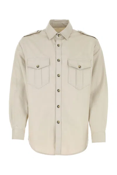 ISABEL MARANT SAND COTTON POMILI SHIRT