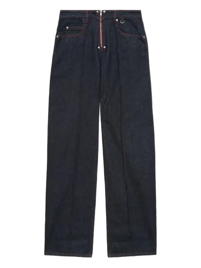 ISABEL MARANT STELY ZIP-DETAIL TROUSERS