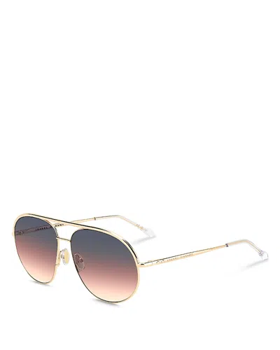 ISABEL MARANT THE IN LOVE RECTANGLE SUNGLASSES, 59MM