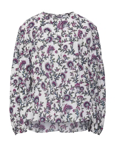 ISABEL MARANT ISABEL MARANT WOMAN TOP WHITE SIZE 10 SILK, ELASTANE