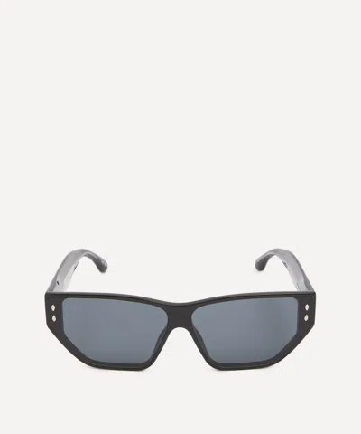 ISABEL MARANT ISABEL MARANT WOMEN'S ACETATE RECTANGULAR CAT EYE BLACK SUNGLASSES