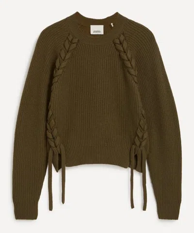 ISABEL MARANT ISABEL MARANT WOMEN'S NOELIA BRAIDED MERINO WOOL JUMPER