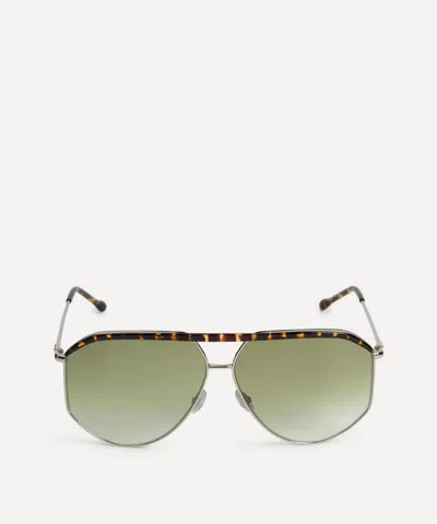 ISABEL MARANT ISABEL MARANT WOMEN'S ROUND DOUBLE BRIDGE AVIATOR SUNGLASSES