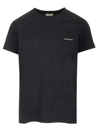 ISABEL MARANT ZAFFERH T-SHIRT BLACK
