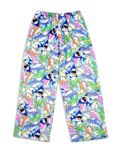 ISCREAM BOYS' SHARK FRENZY PLUSH PANTS - LITTLE KID, BIG KID