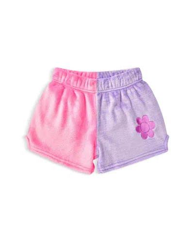 ISCREAM GIRLS' GROOVY SMILES COLOR BLOCKED SHORTS - BIG KID
