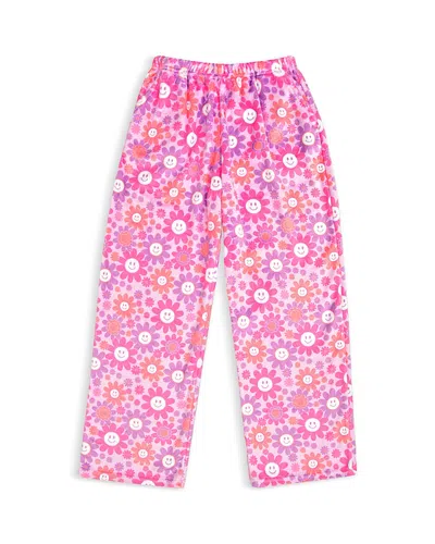 ISCREAM GIRLS' GROOVY SMILES PLUSH PANTS - LITTLE KID, BIG KID
