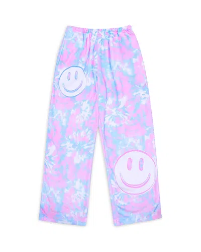 ISCREAM GIRLS' TIE DYE SMILES PLUSH PANTS - LITTLE KID, BIG KID