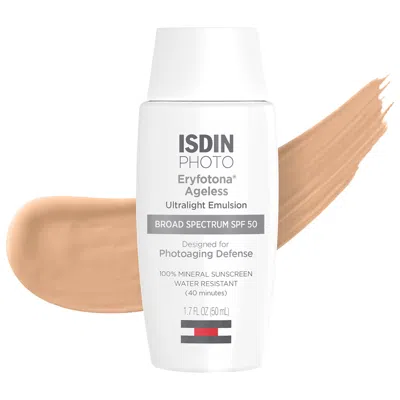 ISDIN ERYFOTONA AGELESS ULTRALIGHT TINTED MINERAL SUNSCREEN SPF 50 1.7 OZ / 50 ML
