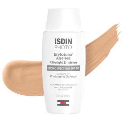 ISDIN ERYFOTONA AGELESS ULTRALIGHT TINTED MINERAL SUNSCREEN SPF 50 3.4 OZ / 100 ML
