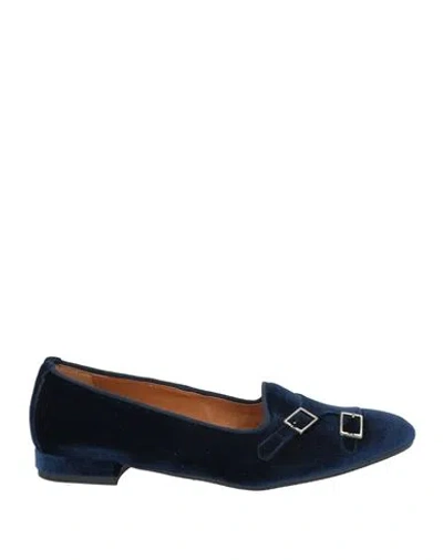 ISLO ISABELLA LORUSSO ISLO ISABELLA LORUSSO WOMAN LOAFERS BLUE SIZE 7 TEXTILE FIBERS