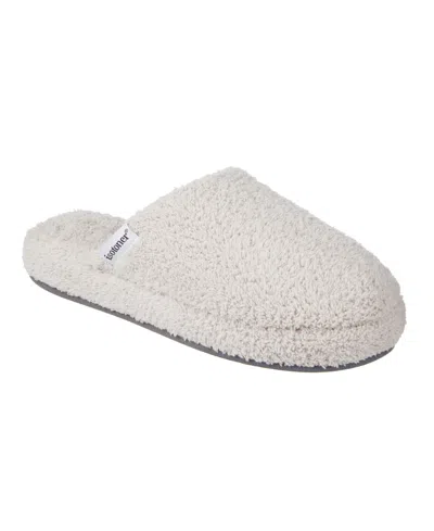 ISOTONER SIGNATURE WOMEN'S COZY PLUSH TERRY KNIT JOEY CLOG SLIPPERS