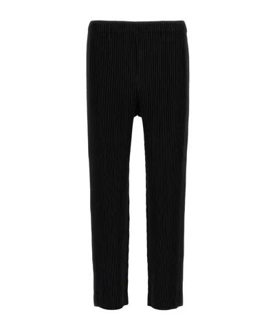 ISSEY MIYAKE HOMME PLISSÉ ISSEY MIYAKE ELASTICATED WAISTBAND PLEATED TROUSERS