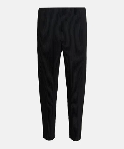ISSEY MIYAKE HOMME PLISSE ISSEY MIYAKE MENS CORE PLEATED STRAIGHT LEG TROUSERS
