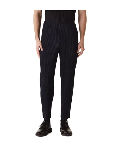 ISSEY MIYAKE HOMME PLISSÉ ISSEY MIYAKE HIGH WAIST CROPPED TROUSERS