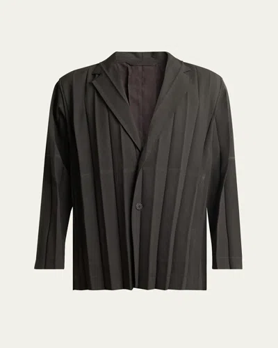 ISSEY MIYAKE MEN'S EDGE ENSEMBLE PLEATED SPORT COAT