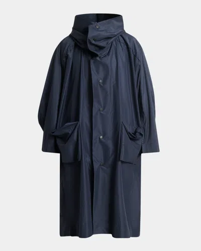 ISSEY MIYAKE MEN'S NYLON KITE COAT