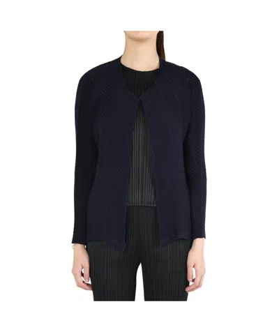 ISSEY MIYAKE PLEATED CARDIGAN