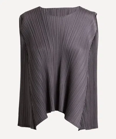 ISSEY MIYAKE PLEATS PLEASE ISSEY MIYAKE WOMEN'S EFFICIENT SQUARE PLEATED TOP