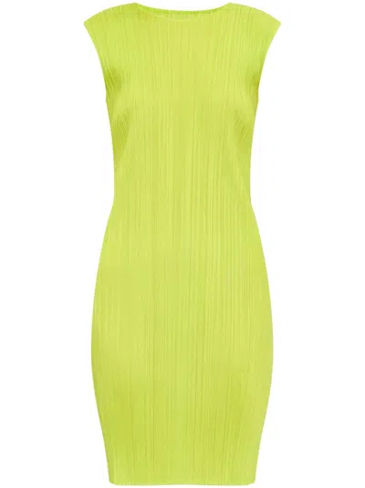 ISSEY MIYAKE PLISSÉ SLEEVELESS MINIDRESS