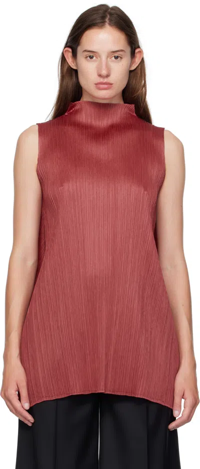 ISSEY MIYAKE RED LAMP SHADE TOP