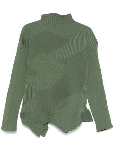 ISSEY MIYAKE RIBBED SWEATER