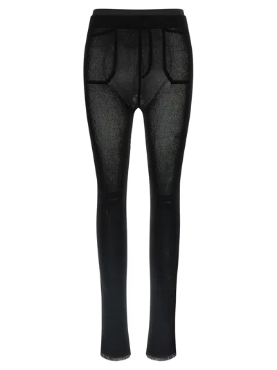 ISSEY MIYAKE SEEN UNSEEN AP LEGGINGS BLACK