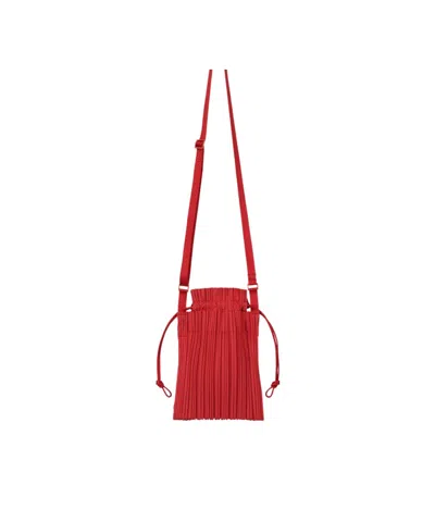 ISSEY MIYAKE SQUARE PLEATS CROSS BODY BAG