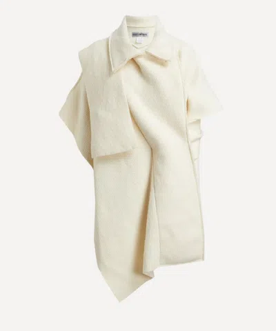 ISSEY MIYAKE ISSEY MIYAKE WOMEN'S CRINKLE CUT KNITTED COAT