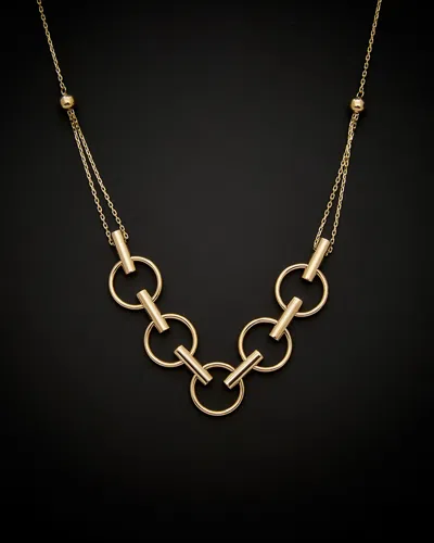 ITALIAN GOLD 14K ITALIAN GOLD ADJUSTABLE NECKLACE