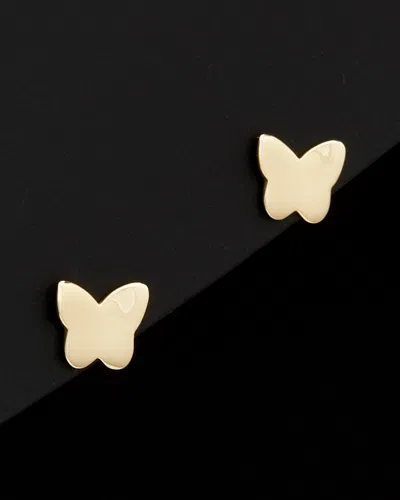 ITALIAN GOLD 14K ITALIAN GOLD BUTTERFLY STUDS