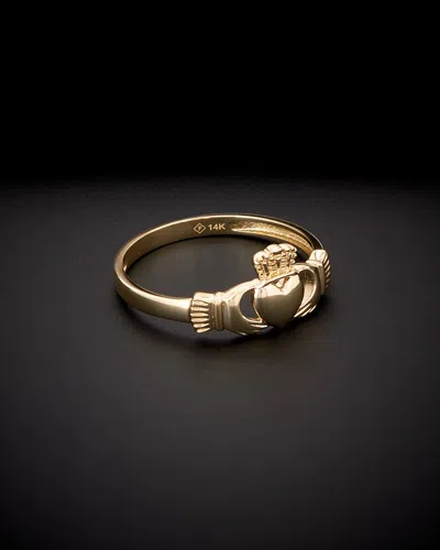 ITALIAN GOLD 14K ITALIAN GOLD CLADDAGH RING