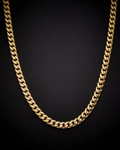 ITALIAN GOLD 14K ITALIAN GOLD CUBAN LINK 30IN NECKLACE