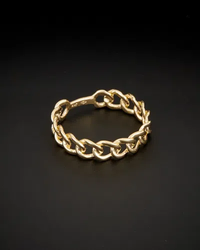 ITALIAN GOLD 14K ITALIAN GOLD CURB LINK RING