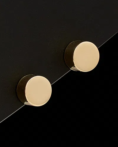 ITALIAN GOLD 14K ITALIAN GOLD CYLINDER STUDS