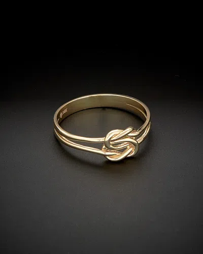 ITALIAN GOLD 14K ITALIAN GOLD DOUBLE LOVE KNOT RING